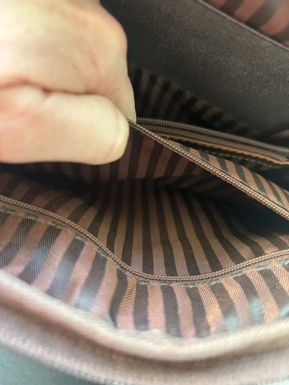 Jack Rogers Brown Leather Mini Backpack